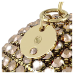 Holiday Magic Classics Crystal Mesh Ball Ornament Gold tone - Image 3