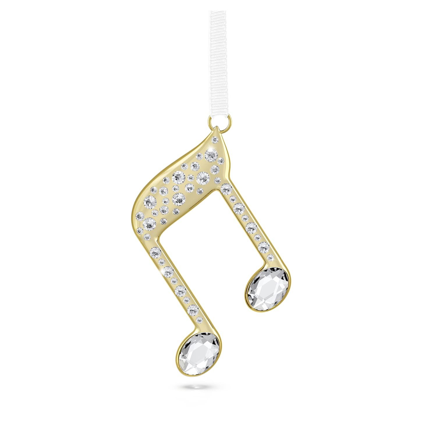 holiday-magic-double-music-note-ornament-swarovski-5701279 Holiday Magic Double Music Note Ornament - Image 1