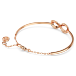 Hyperbola bangle Infinity, White, 18K rose gold finish - Image 5