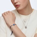 Hyperbola necklace Infinity, White, Rhodium plated - Image 5