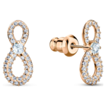 Hyperbola set Infinity and heart, White, Mixed metal finish - Image 5