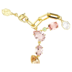 Idyllia bracelet Mixed cuts, Mixed motifs, Multicoloured, 18K gold finish - Image 4