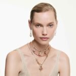 Idyllia charm Mixed cuts, Bee, Multicoloured, 18K gold finish - Image 7