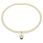 Idyllia charm Mixed cuts, Bee, Multicoloured, 18K gold finish - Image 6