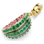 Idyllia charm Mixed cuts, Watermelon, Multicoloured, 18K gold finish - Image 3