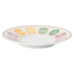 Idyllia espresso cup with saucer Porcelain, Crystal print motif, citron, Multicoloured - Image 3