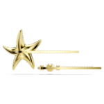 Idyllia hair pin Set (2), Crystal pearls, Starfish, Multicoloured, Gold-tone plated - Image 4