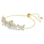 Idyllia Lilia bracelet Butterfly, White, 18K gold finish - Image 7