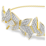 Idyllia Lilia bracelet Butterfly, White, 18K gold finish - Image 3