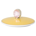 Idyllia mug Porcelain, Crystal print motif, finch, Yellow - Image 3