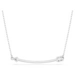 Idyllia pendant Mixed cuts, Arrow, White, Rhodium plated - Image 6