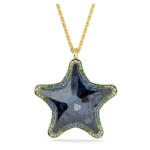 Idyllia SCS pendant Starfish, Blue, 18K gold finish - Image 7