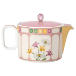 Idyllia teapot Porcelain, Crystal print motif, flycatcher, Small, Multicoloured - Image 2