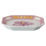 Idyllia tray Porcelain, Crystal print motif, flower, Small, Pink - Image 2