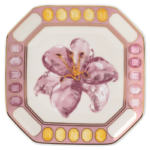 Idyllia vide poche Porcelain, Crystal print motif, lily, Multicoloured