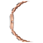 Imber oval watch Swiss Made, Metal bracelet, Black, Rose gold-tone finish - Image 6