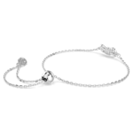 Lifelong bracelet Pavé, Bow, White, Rhodium plated - Image 5