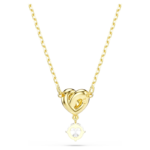 Lifelong pendant Round cut, Heart, White, 18K gold finish - Image 6