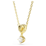 Lifelong pendant Round cut, Heart, White, 18K gold finish - Image 4