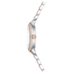 Matrix 3-link watch Swiss Made, Metal bracelet, Silver Tone, Rose gold-tone finish - Image 6