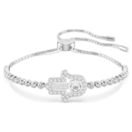 Matrix bracelet Hand, White, Rhodium plated - Image 6