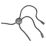Matrix bracelet Mixed round cuts, Black, Ruthenium plated - Image 3