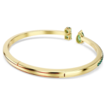 Matrix cuff Mixed cuts, Green, 18K gold finish - Image 5