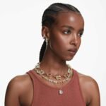 Matrix ear cuffs Baguette cut, Rhodium plated - Image 6