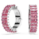 Matrix ear cuffs Baguette cut, Rhodium plated - Image 7