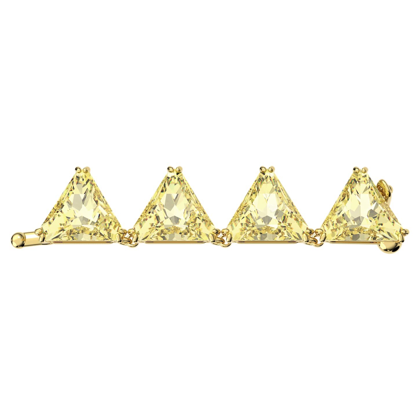 Matrix extender Triangle cut, Yellow, 18K gold finish