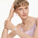 Matrix octagon watch Metal bracelet, Gold tone, Champagne gold-tone finish - Image 7