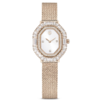 Matrix octagon watch Metal bracelet, Gold tone, Champagne gold-tone finish