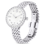 Matrix tennis 7-link watch Swiss Made, Metal bracelet, Silver Tone, Stainless steel - Image 3