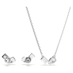 Mesmera set Mixed cuts, White, Rhodium plated - Image 5