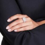 Meteora cocktail ring White, Rhodium plated - Image 2