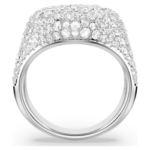 Meteora cocktail ring White, Rhodium plated - Image 5