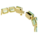 Millenia bracelet Octagon cut, Colour gradient, Green, 18K gold finish - Image 4