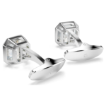 Millenia cufflinks Octagon cut, White, Rhodium plated - Image 6