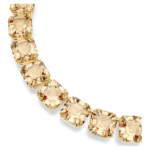 Millenia necklace Octagon cut, Caramel, 18K gold finish - Image 3