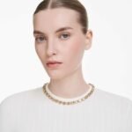 Millenia necklace Octagon cut, Yellow, 18K gold finish - Image 2
