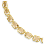 Millenia necklace Octagon cut, Yellow, 18K gold finish - Image 3