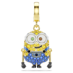 Minions Bob charm Pavé, Multicoloured, 18K gold finish