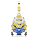 Minions Bob charm Pavé, Multicoloured, 18K gold finish - Image 7