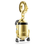 Minions Bob charm Pavé, Multicoloured, 18K gold finish - Image 5