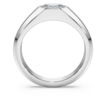 Octagon band ring Lab-grown diamonds 1.0 ct tw, Octagon shape, 18K white gold - Image 5