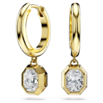 Octagon drop earrings Lab-grown diamonds 1.0 ct tw, Octagon shape, 18K yellow gold - Image 7