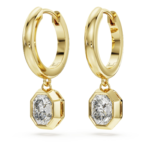 Octagon drop earrings Lab-grown diamonds 1.0 ct tw, Octagon shape, 18K yellow gold - Image 4