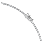 Octagon necklace Lab-grown diamonds 12.86 ct tw, Octagon shape, 18K white gold - Image 3