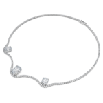 Octagon necklace Lab-grown diamonds 19.90 ct tw, Octagon shape, 18K white gold - Image 2