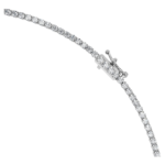 Octagon necklace Lab-grown diamonds 19.90 ct tw, Octagon shape, 18K white gold - Image 3